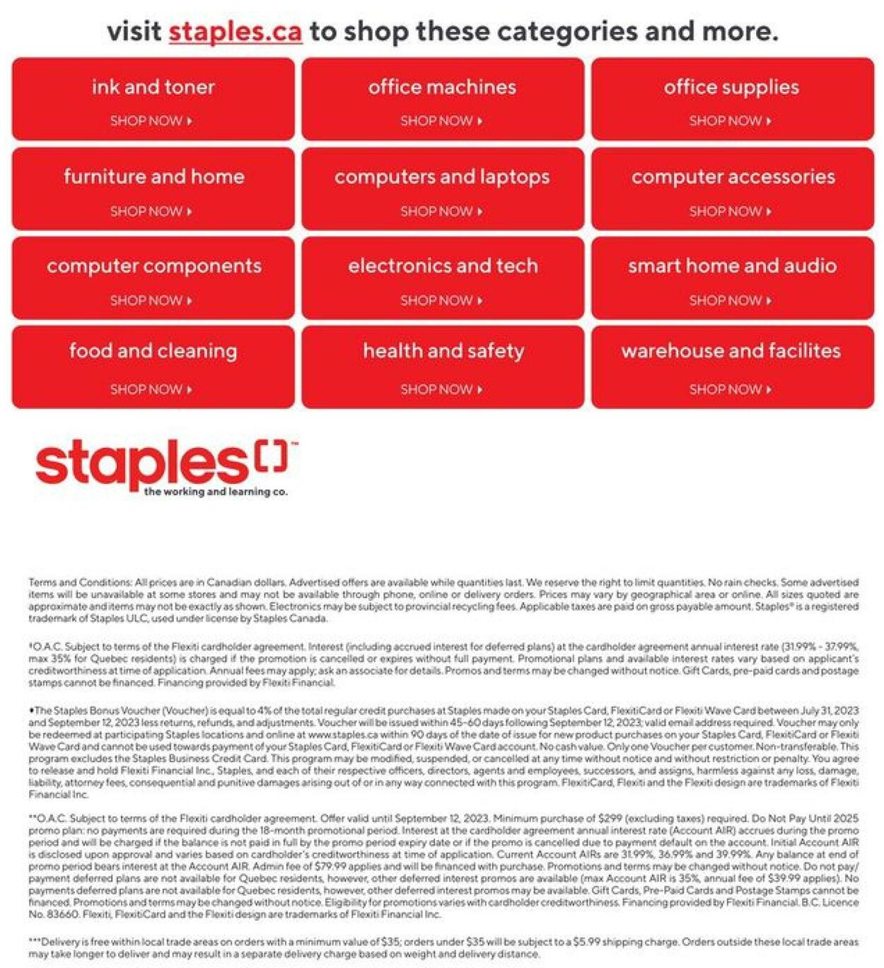 Staples Flyer from 09/06/2023