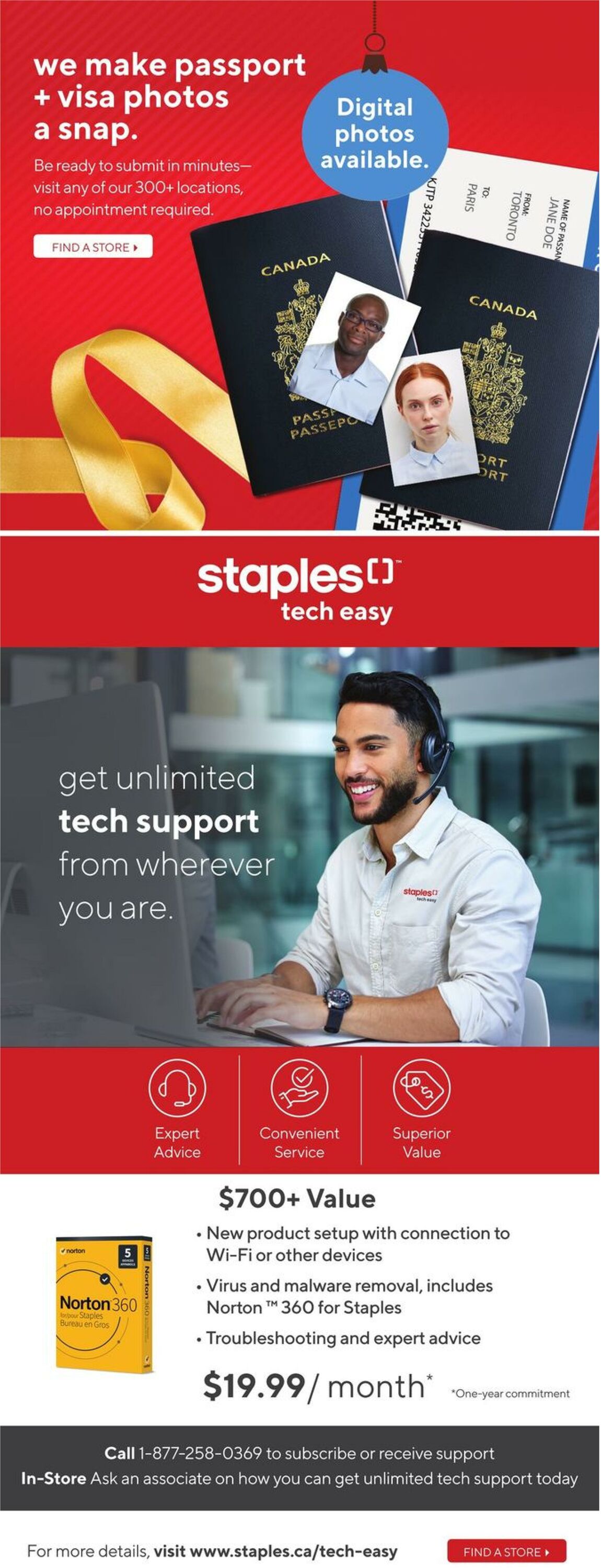 Staples Flyer from 11/29/2023