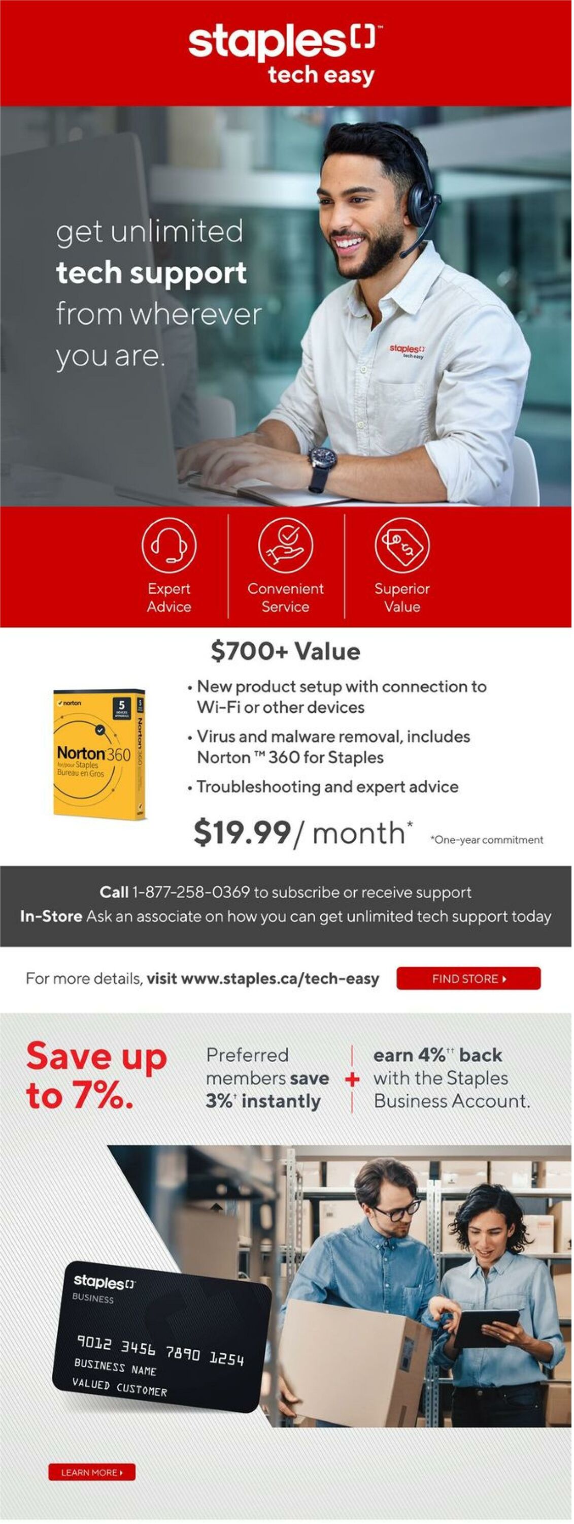 Staples Flyer from 01/03/2024