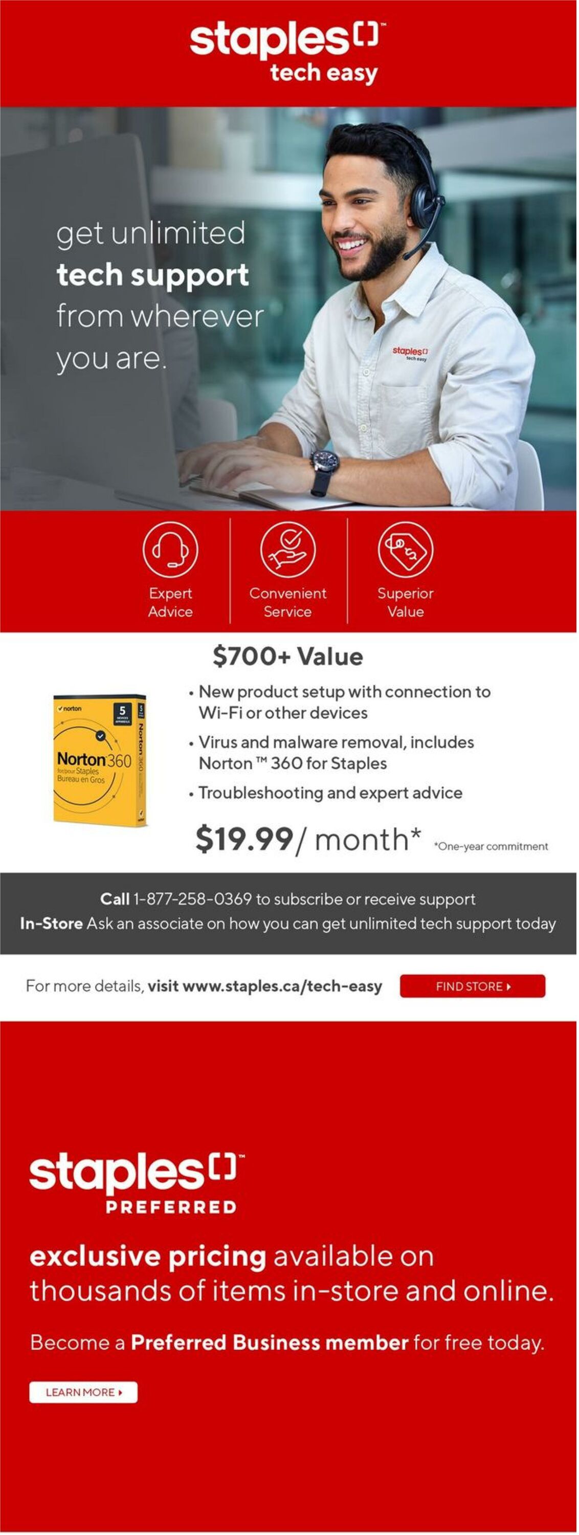 Staples Flyer from 01/24/2024