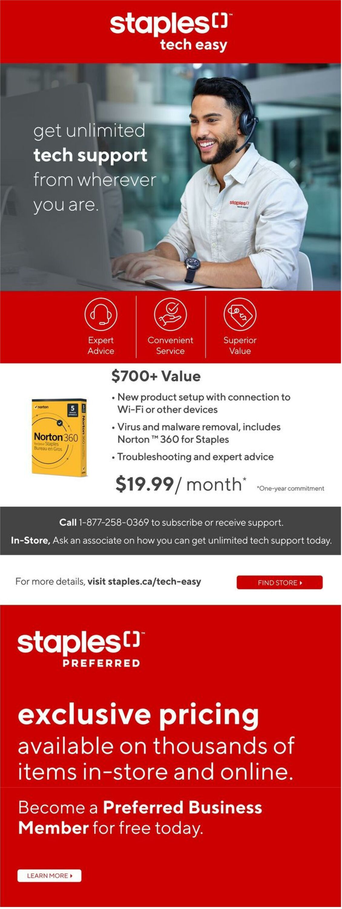 Staples Flyer from 01/31/2024