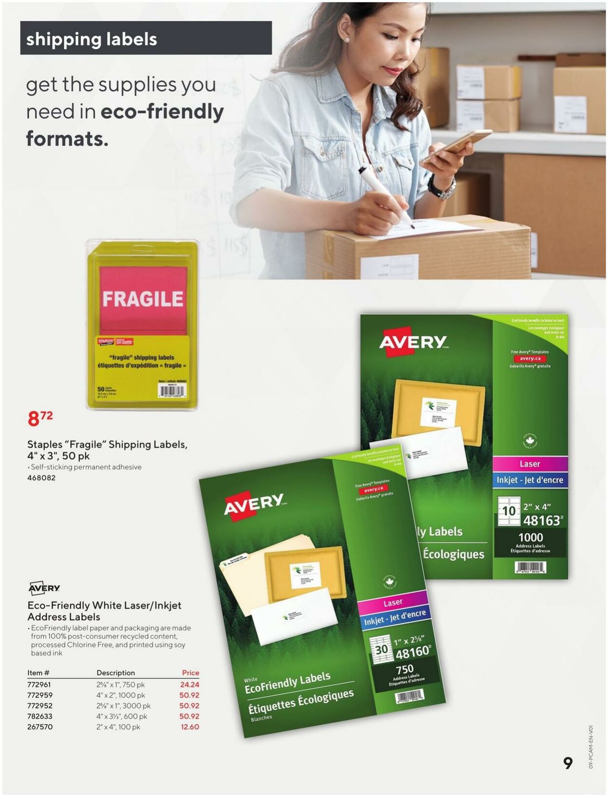Staples Flyer from 04/03/2024