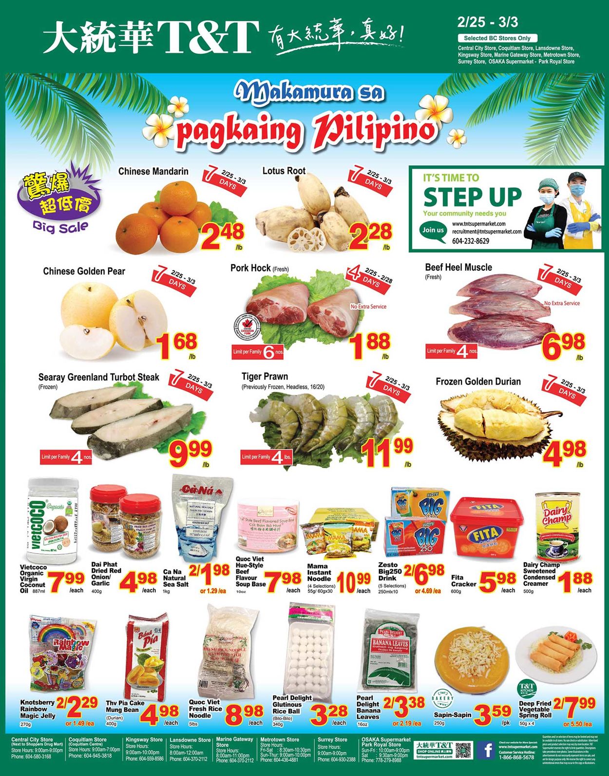 T&T Supermarket Flyer from 02/25/2022
