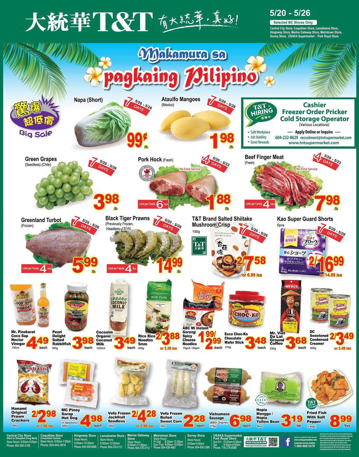 T&T Supermarket Flyer from 05/20/2022