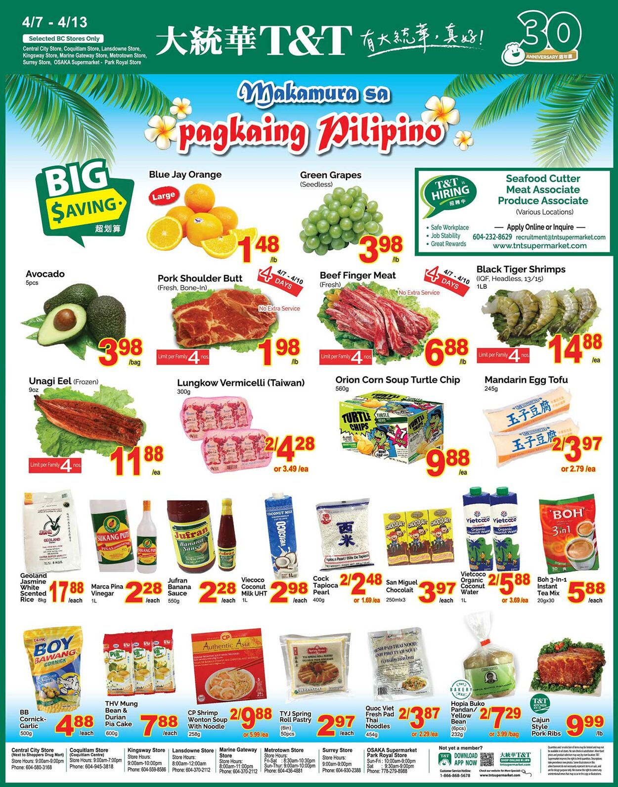 T&T Supermarket Flyer from 04/07/2023