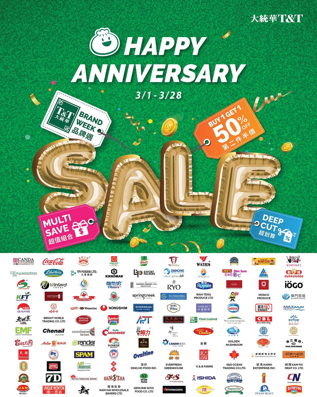 T&T Supermarket Flyer from 03/22/2024