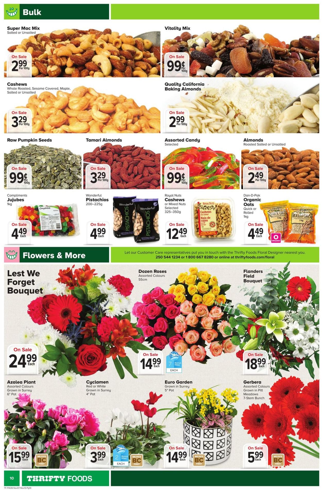 Thrifty Foods Flyer from 11/07/2019