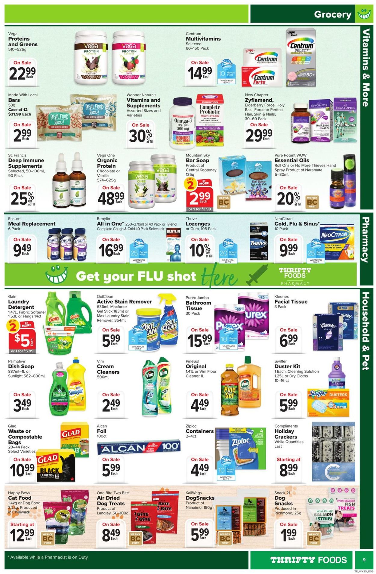 Thrifty Foods Flyer from 11/19/2020