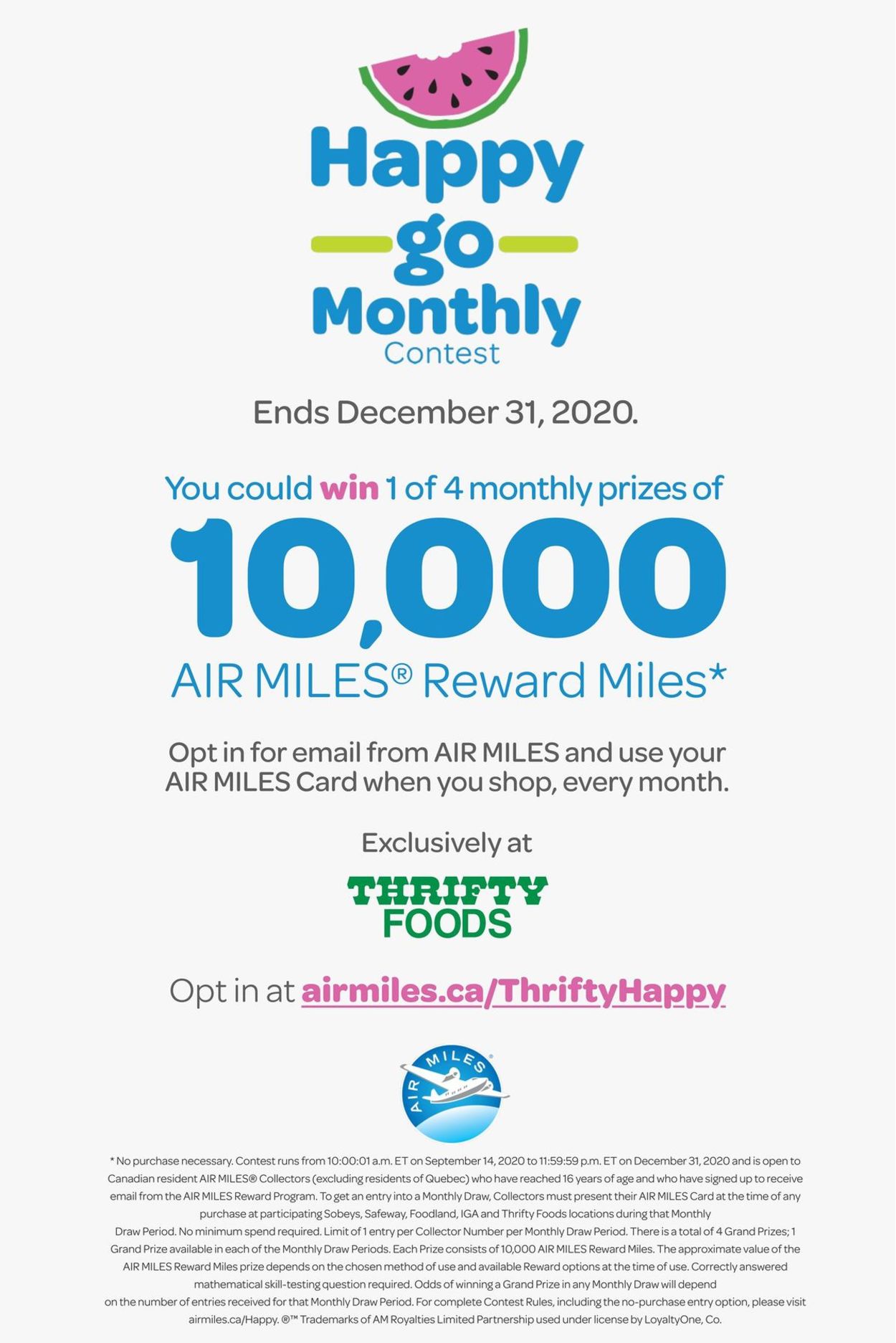 Thrifty Foods Flyer from 11/19/2020