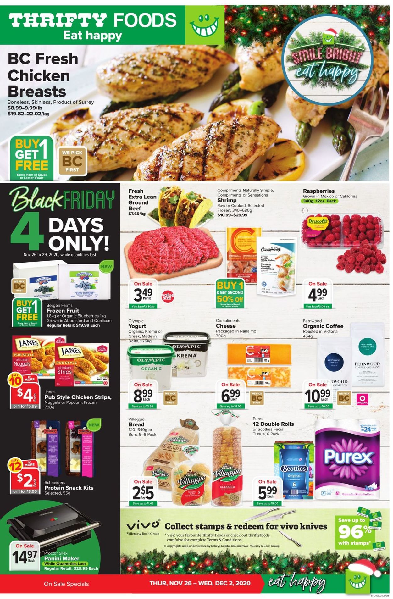 Thrifty Foods Flyer from 11/26/2020
