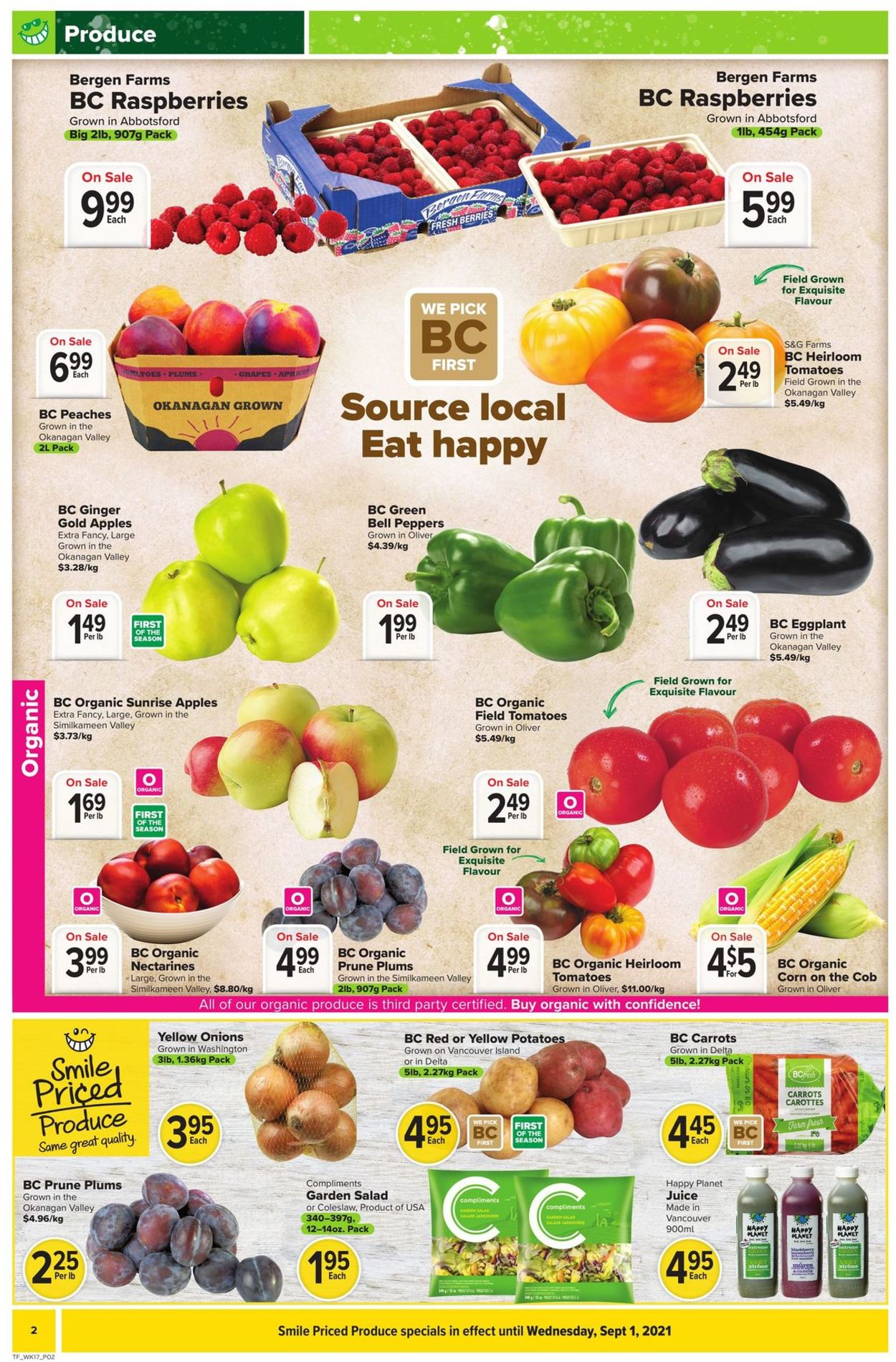 Thrifty Foods Flyer from 08/19/2021