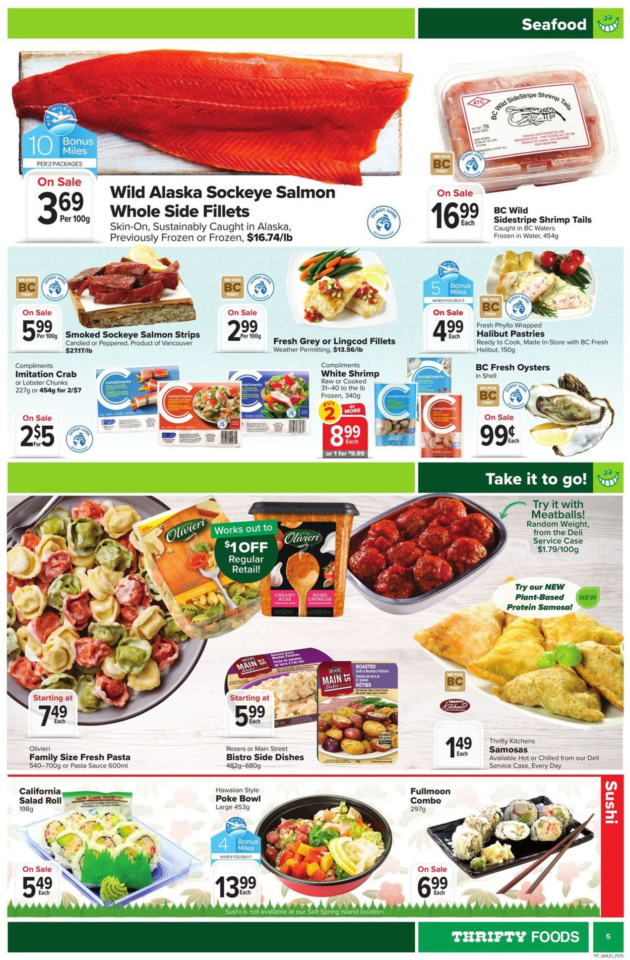 Thrifty Foods Flyer from 09/16/2021