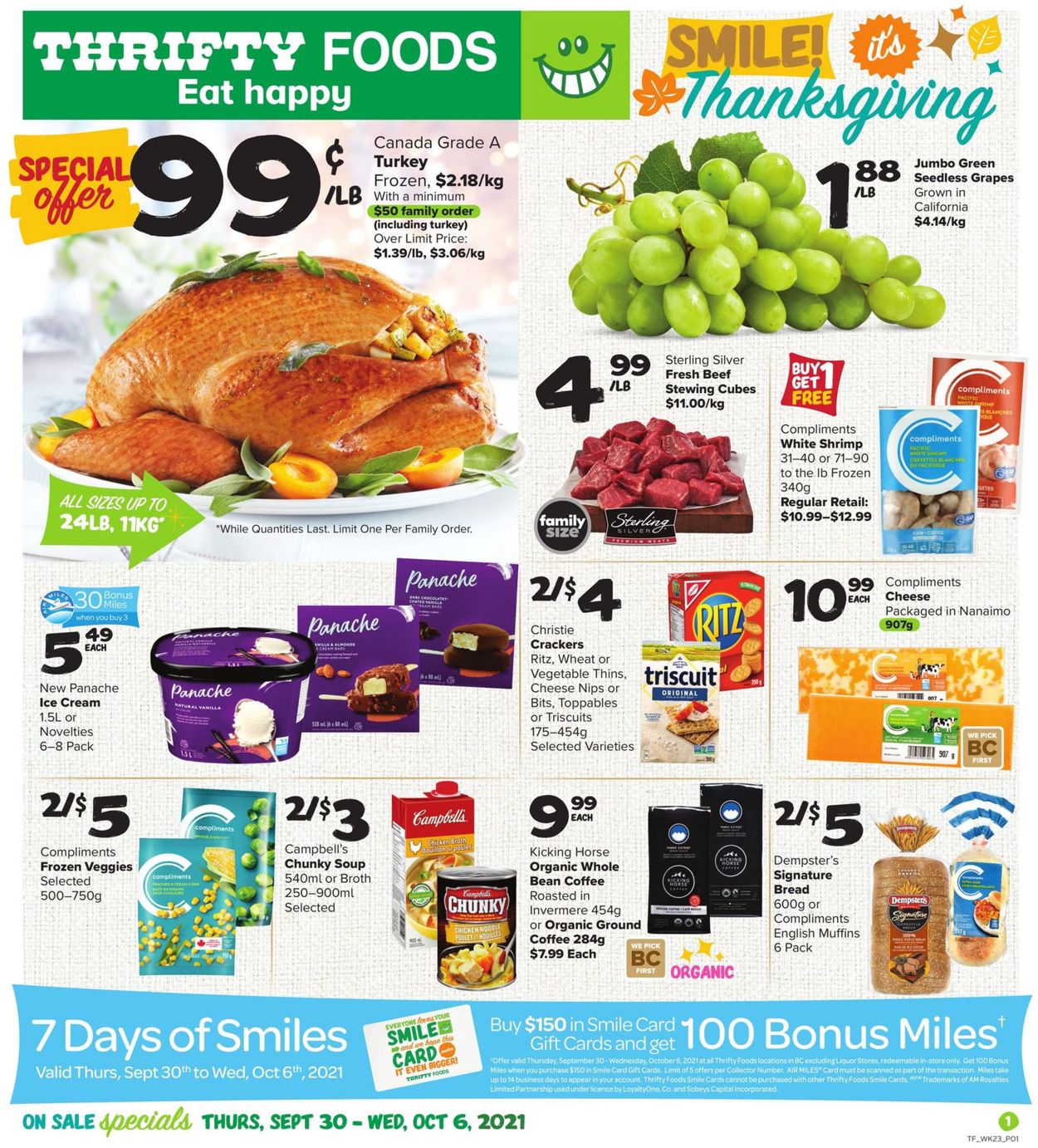 Thrifty Foods Flyer from 09/30/2021