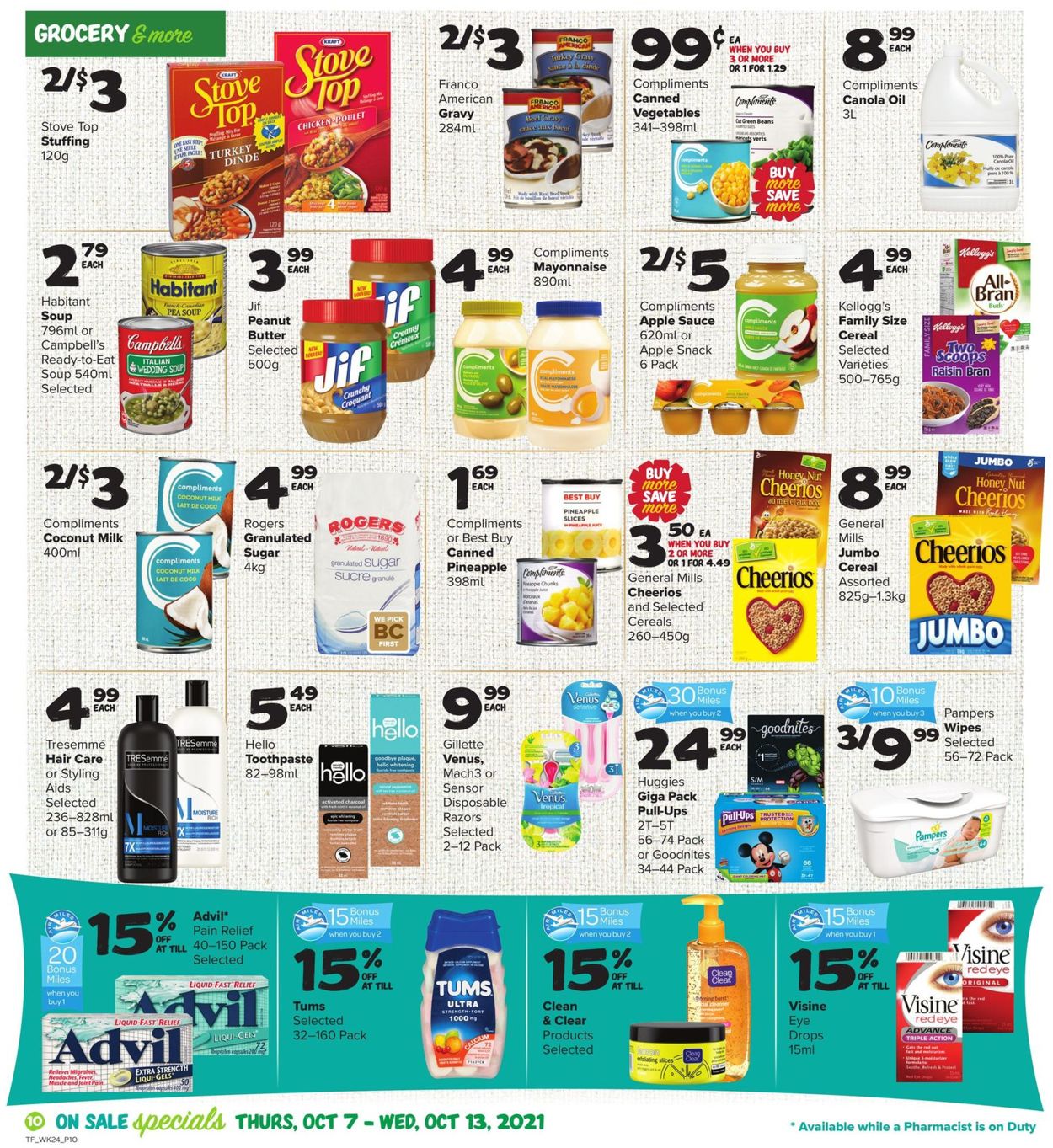Thrifty Foods Flyer from 10/07/2021