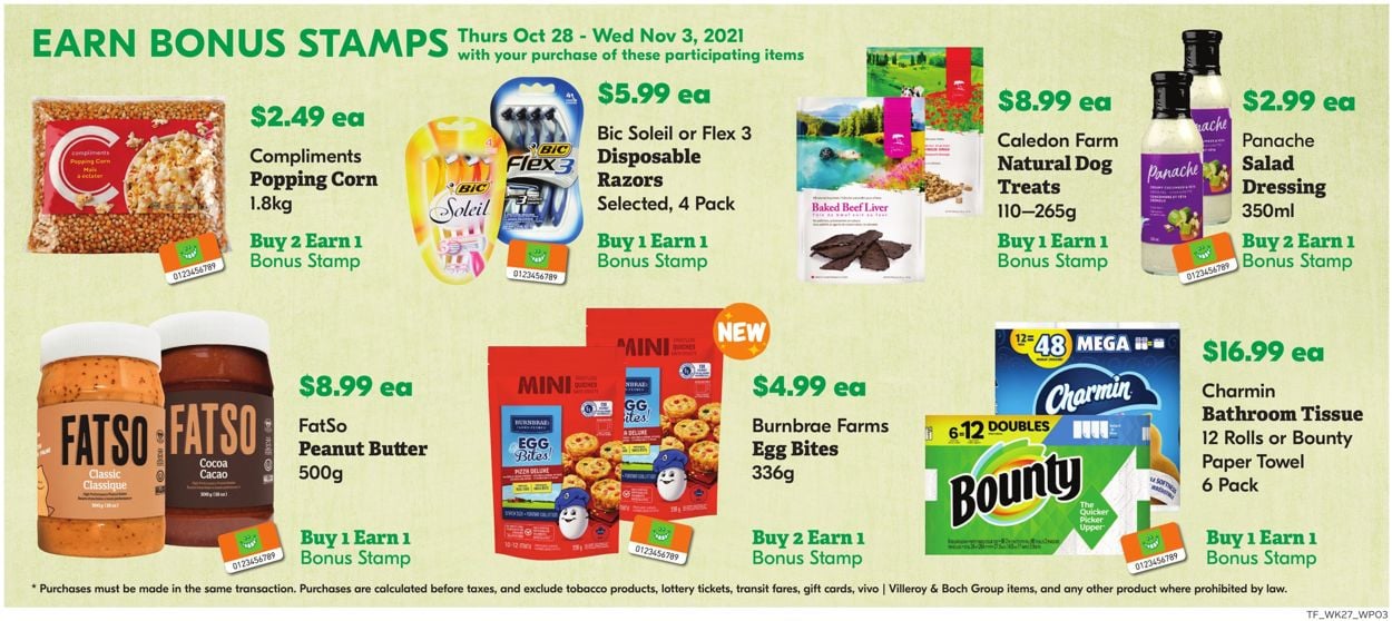 Thrifty Foods Flyer from 10/28/2021