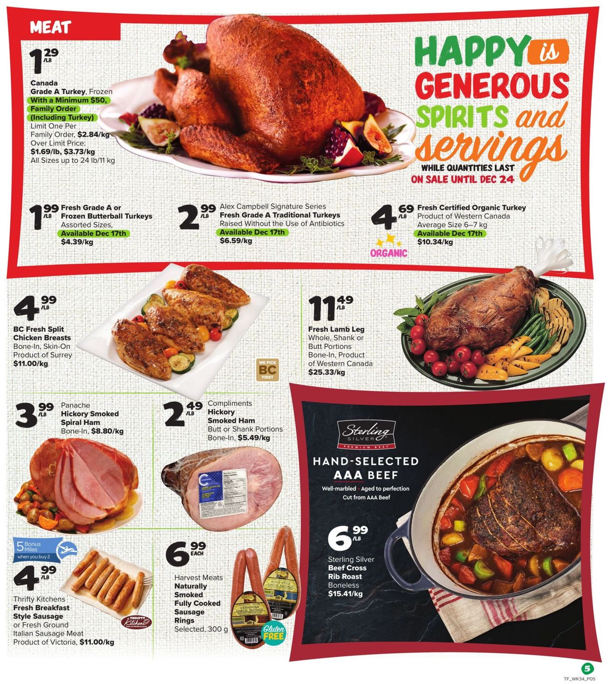 Thrifty Foods Flyer from 12/16/2021