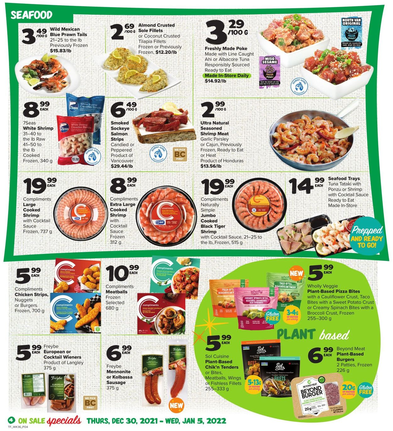 Thrifty Foods Flyer from 12/30/2021
