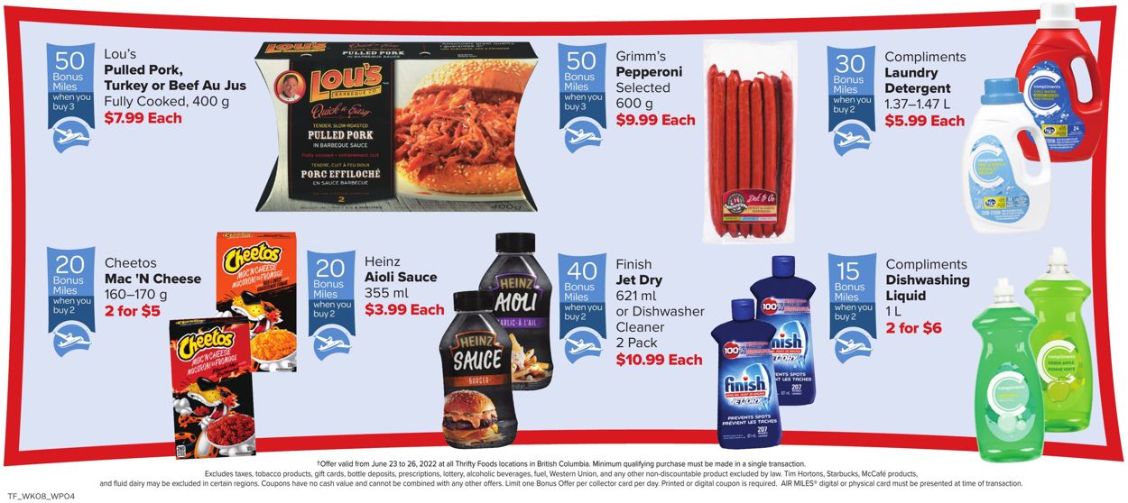 Thrifty Foods Flyer from 06/23/2022