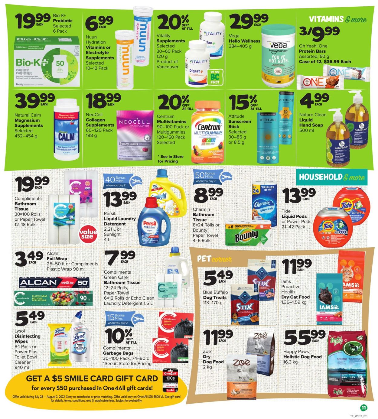 Thrifty Foods Flyer from 07/28/2022