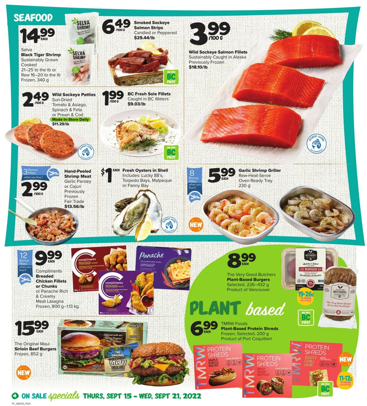 Thrifty Foods Flyer from 09/15/2022