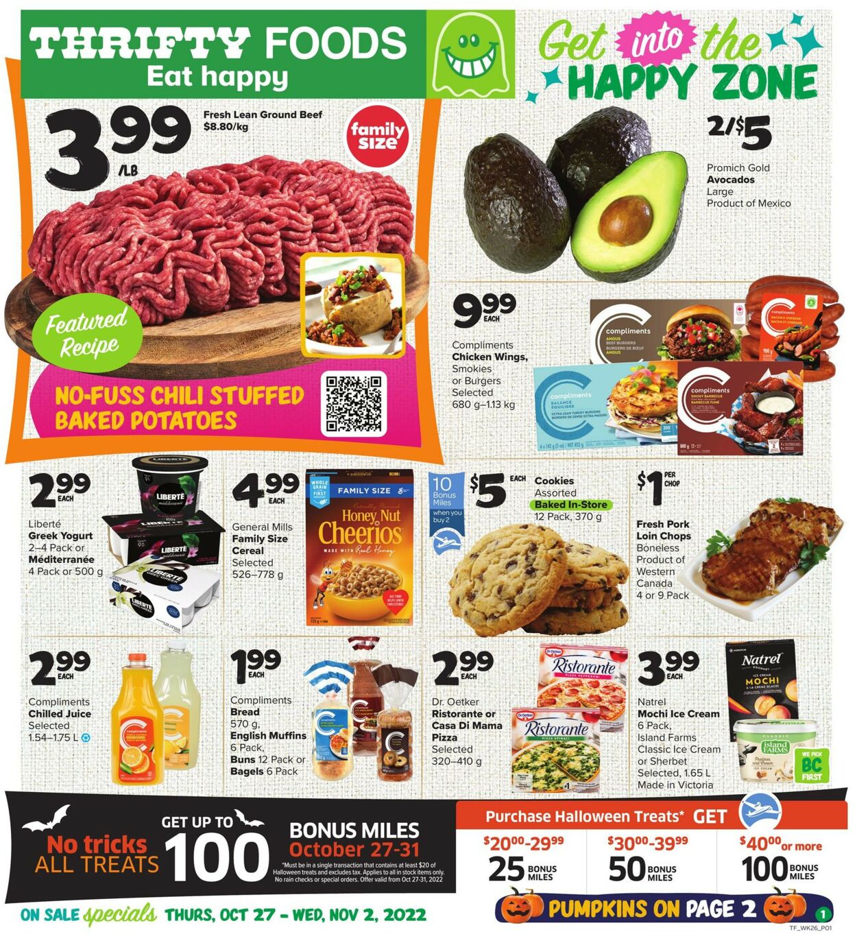 Thrifty Foods Flyer from 10/27/2022