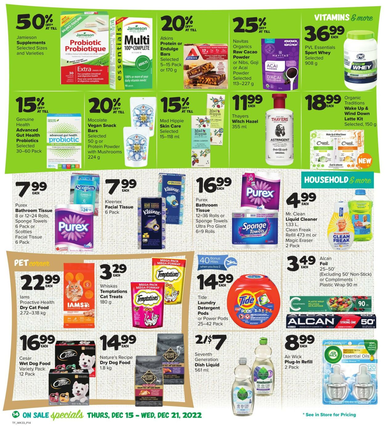 Thrifty Foods Flyer from 12/15/2022