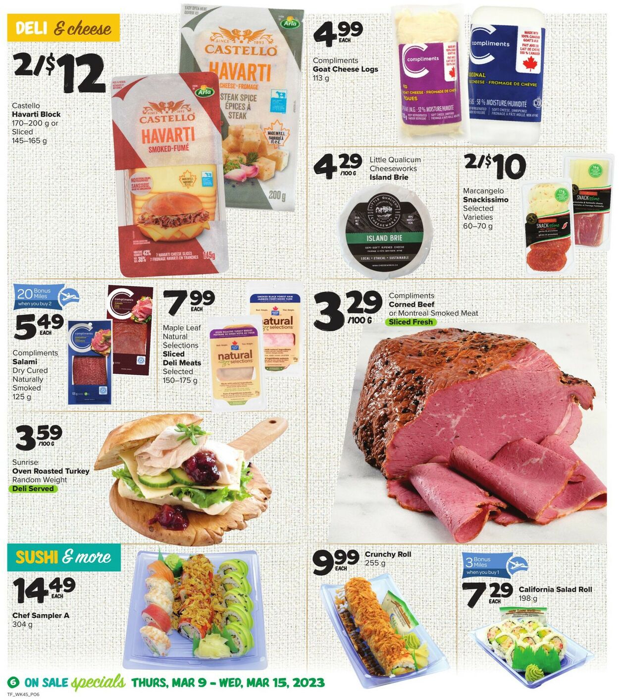 Thrifty Foods Flyer from 03/09/2023
