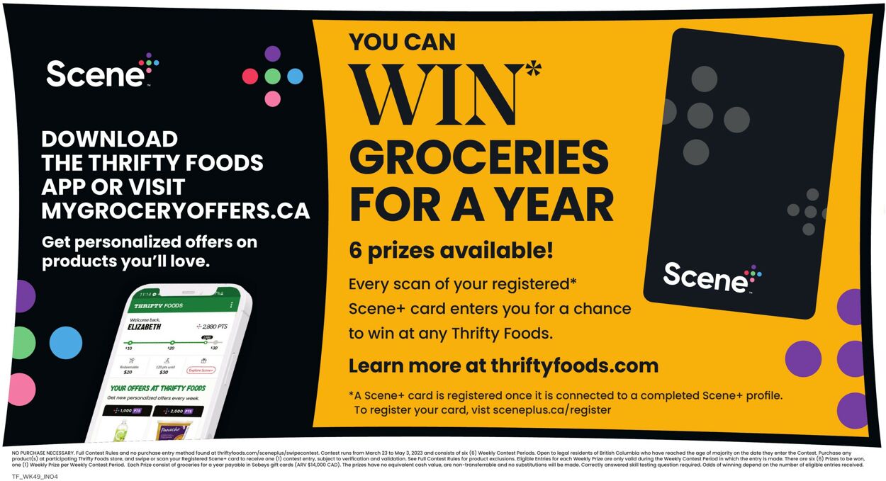 Thrifty Foods Flyer from 04/06/2023