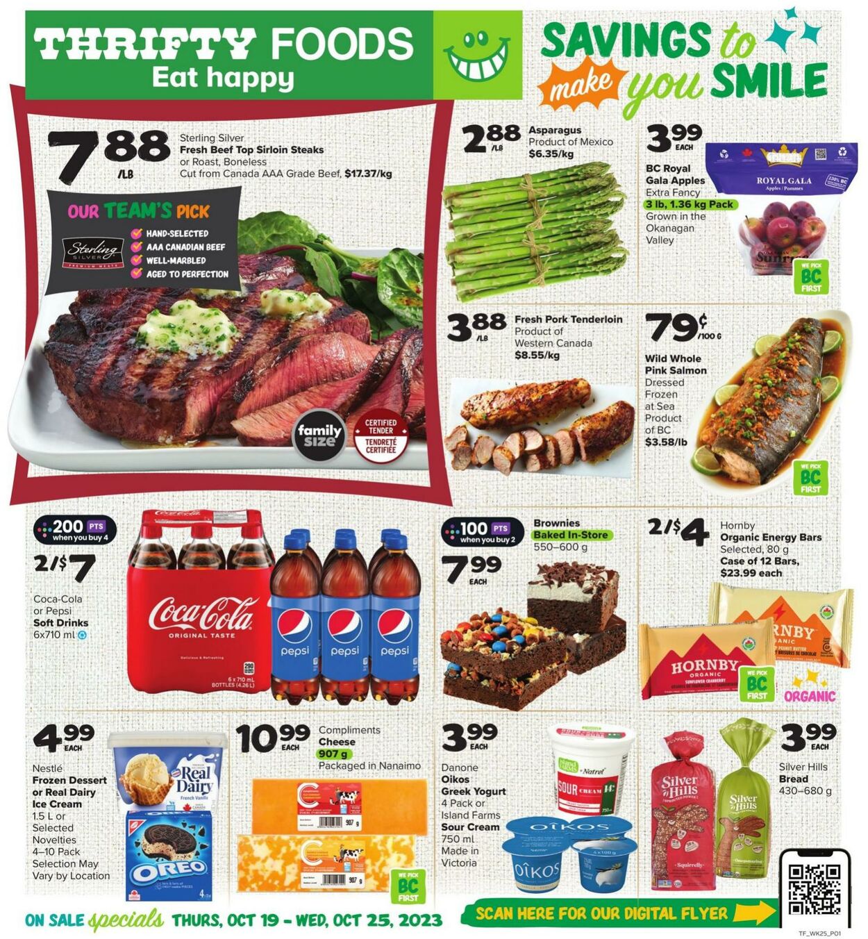Thrifty Foods Flyer from 10/19/2023
