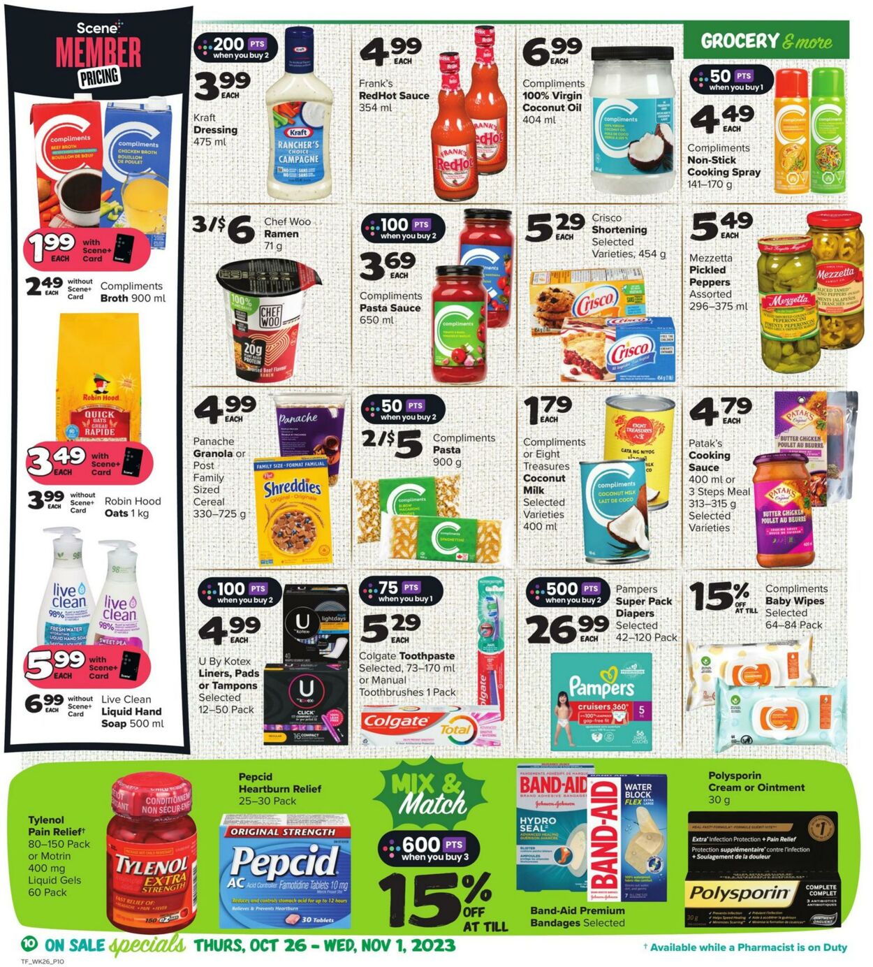 Thrifty Foods Flyer from 10/26/2023