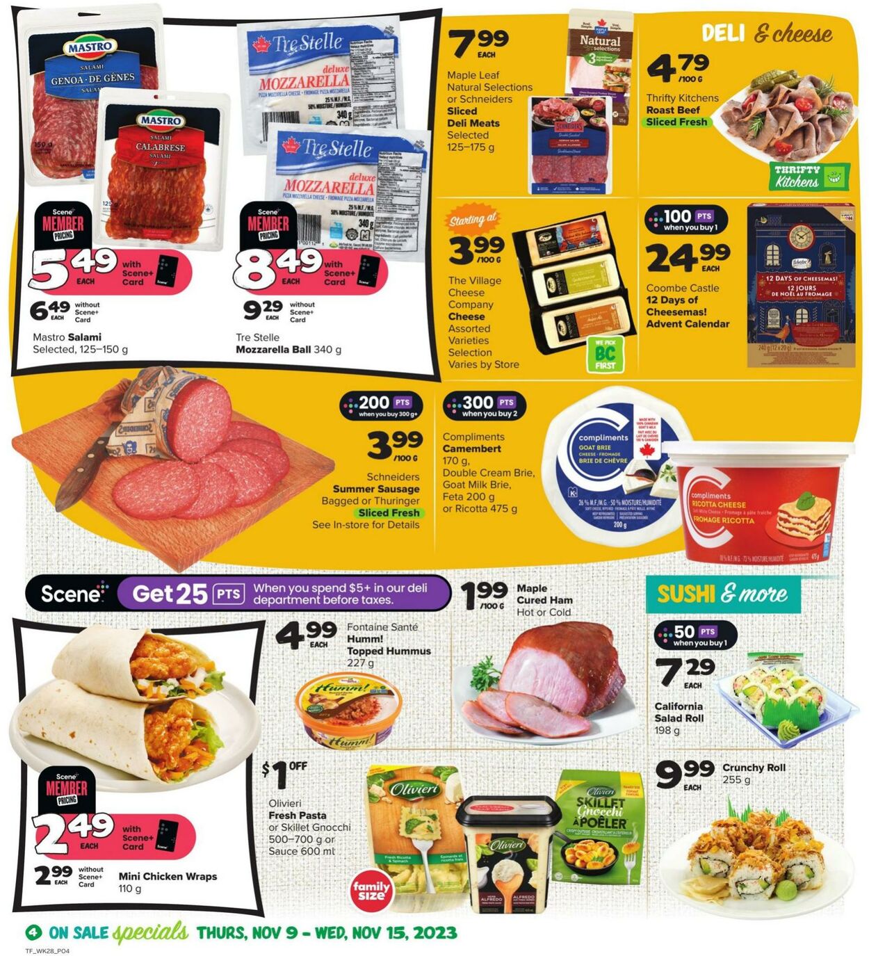 Thrifty Foods Flyer from 11/09/2023