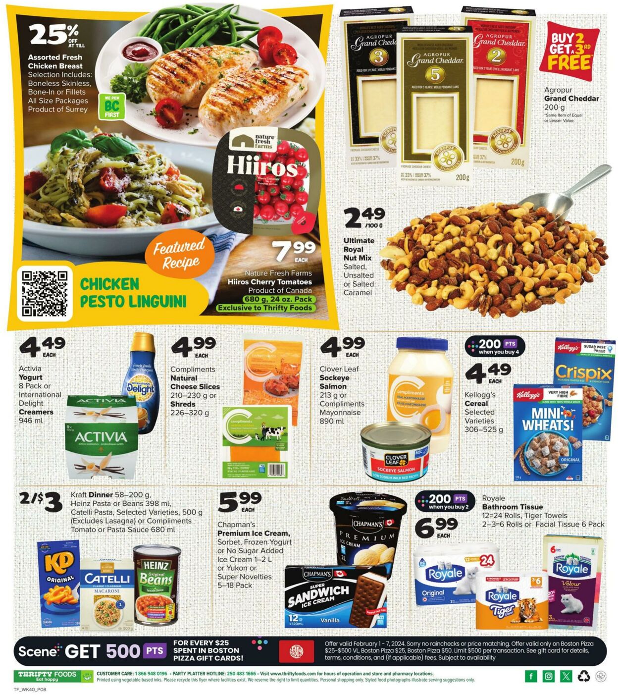 Thrifty Foods Flyer from 02/01/2024