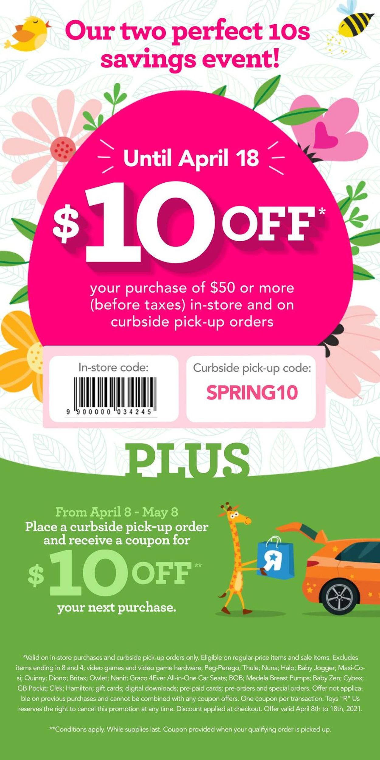 Toys''R''Us Flyer from 04/08/2021