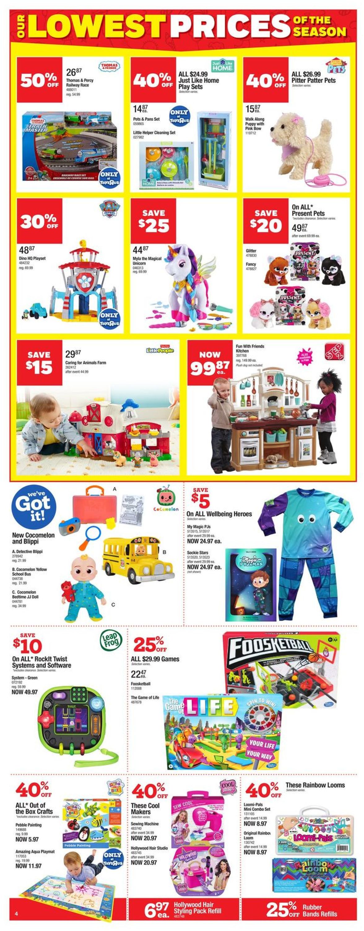 Toys''R''Us Flyer from 04/22/2021