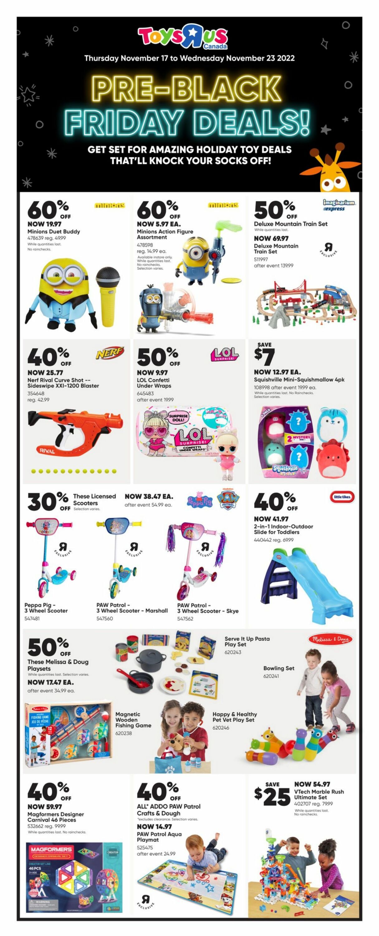 Toys''R''Us Flyer from 11/17/2022