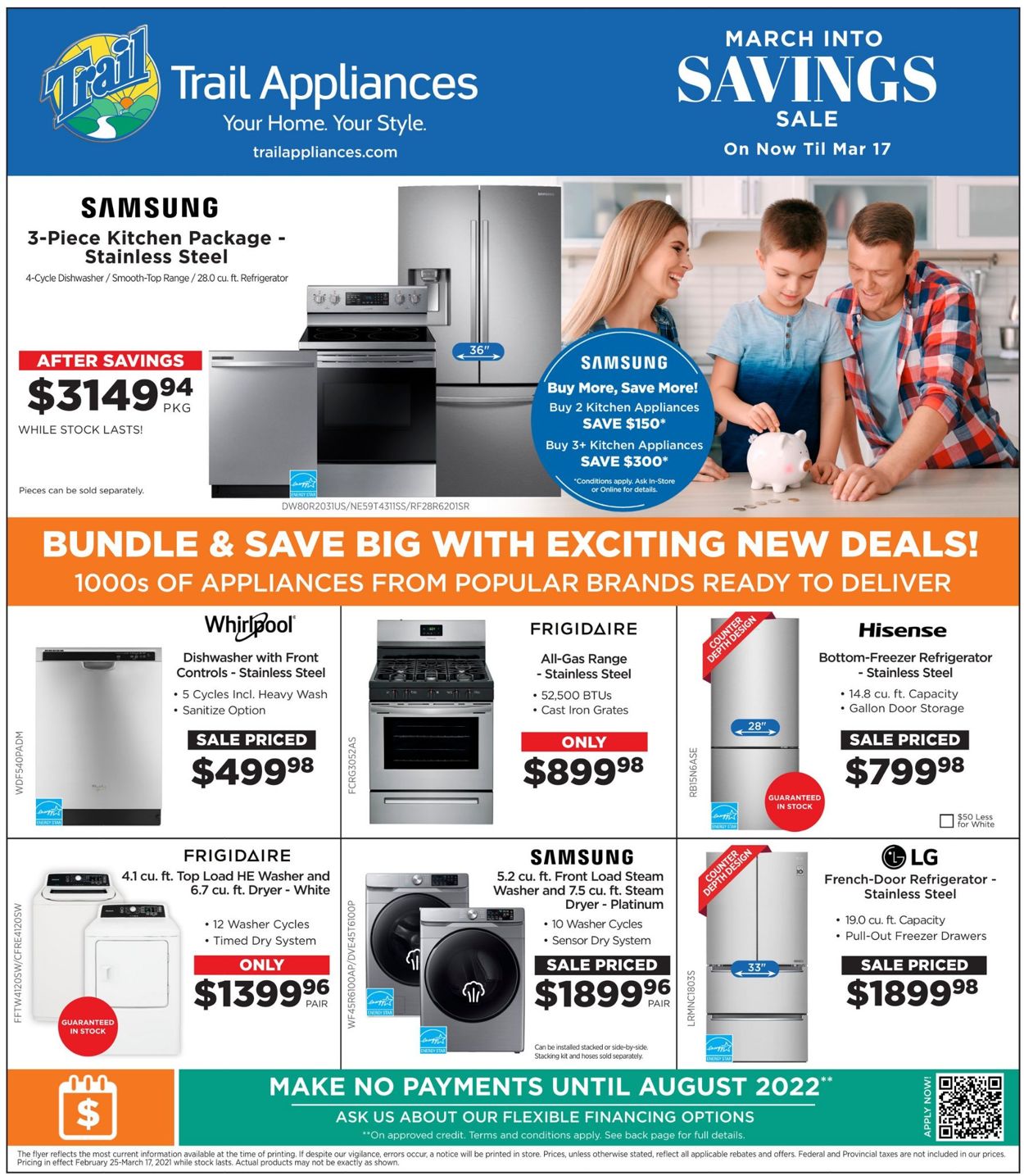 Trail Appliances Flyer from 02/25/2021