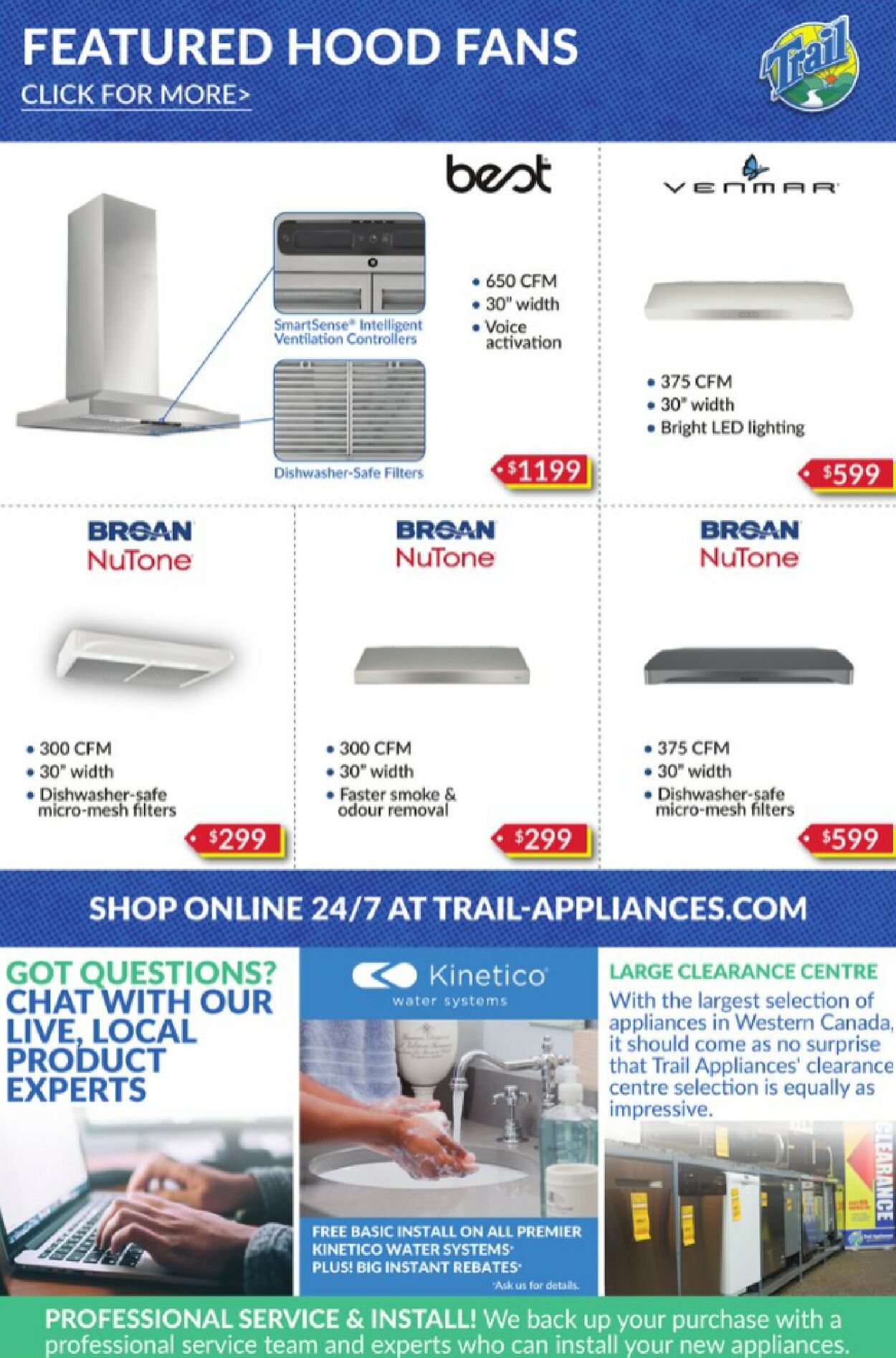 Trail Appliances Flyer from 08/31/2023