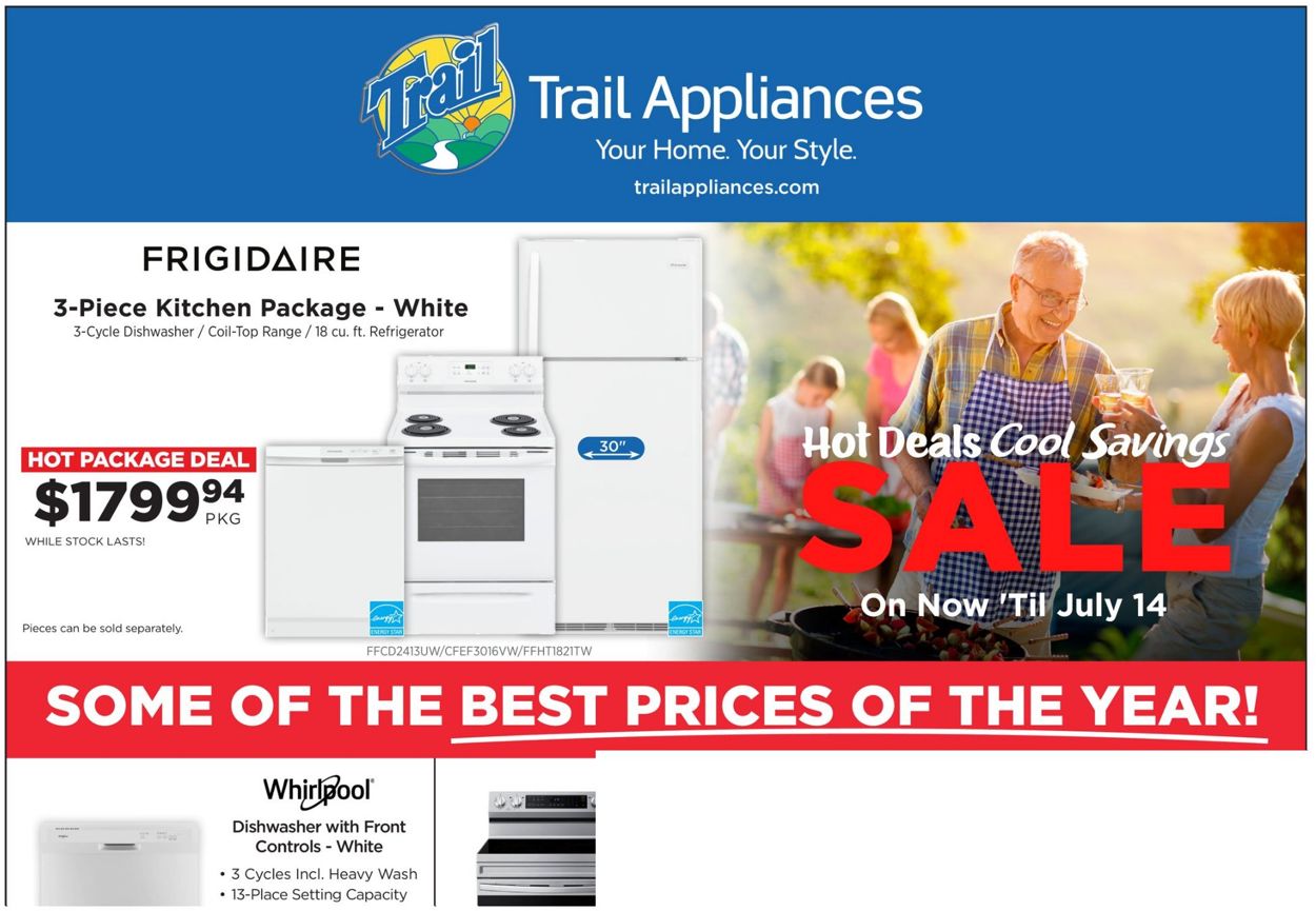 Trail Appliances Flyer from 06/24/2021
