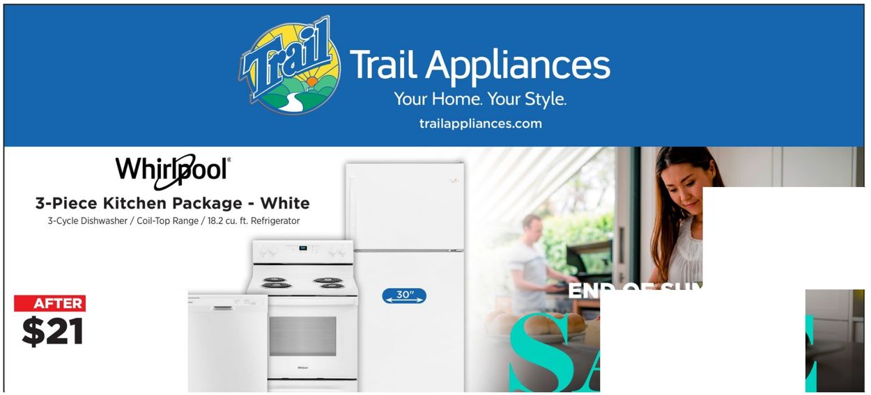 Trail Appliances Flyer from 08/19/2021