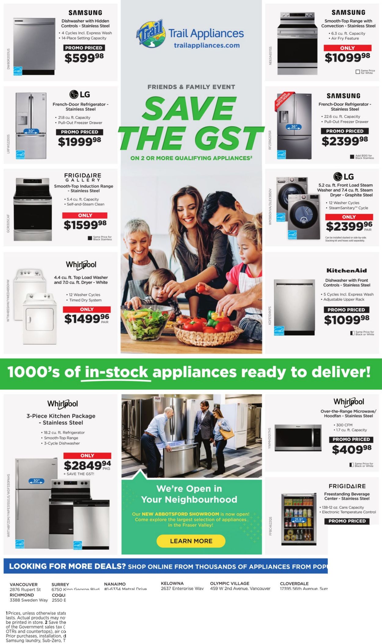 Trail Appliances Flyer from 02/10/2022