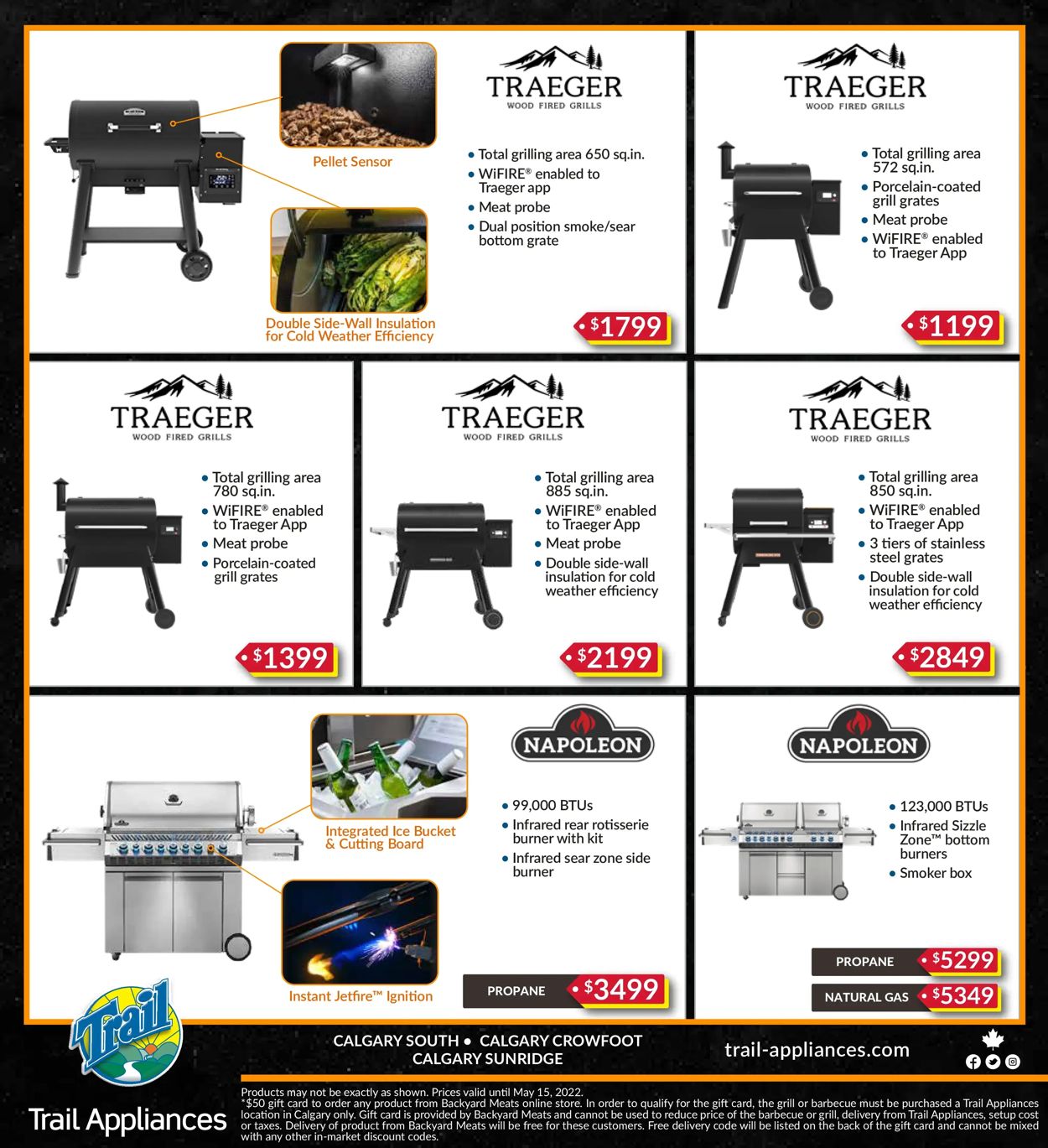 Trail Appliances Flyer from 04/25/2022
