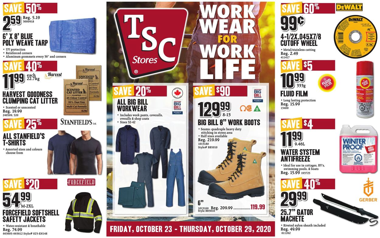 TSC Stores Flyer from 10/23/2020