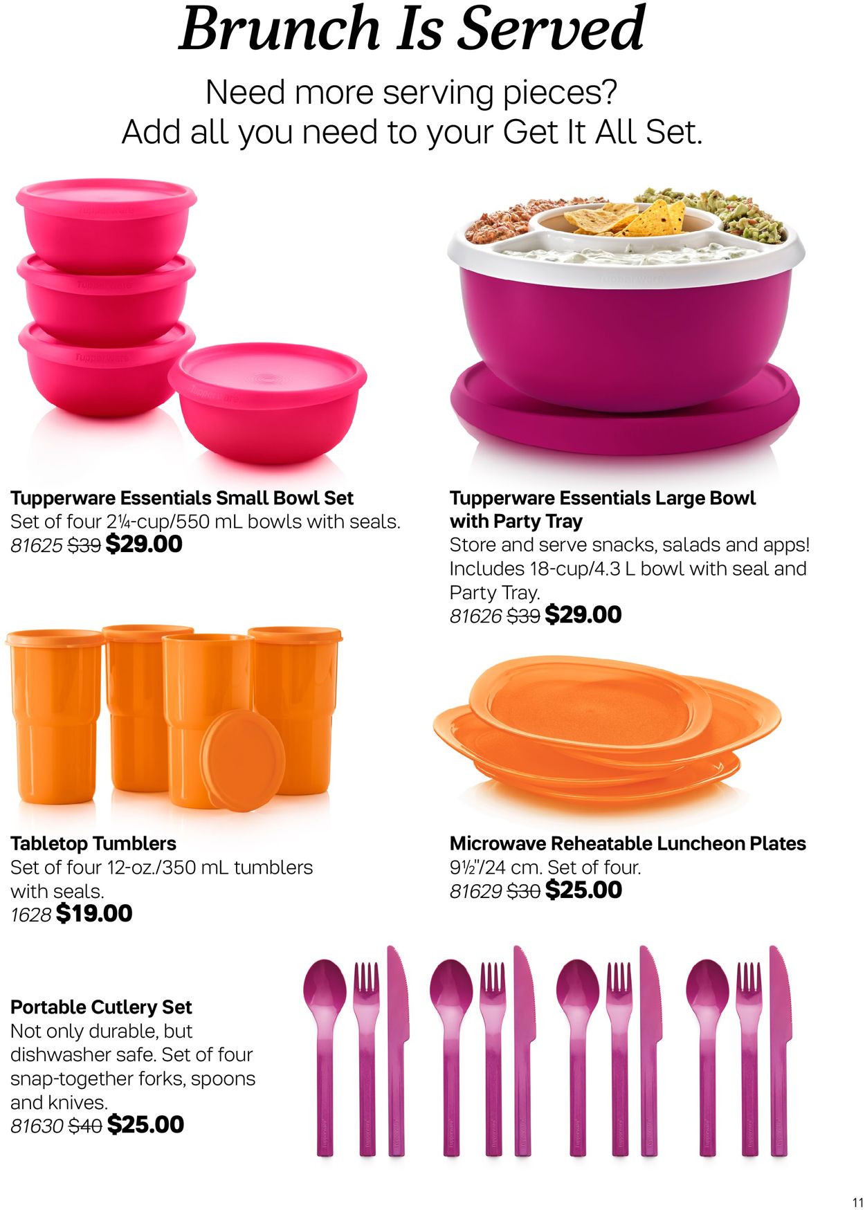 Tupperware Flyer from 01/28/2021
