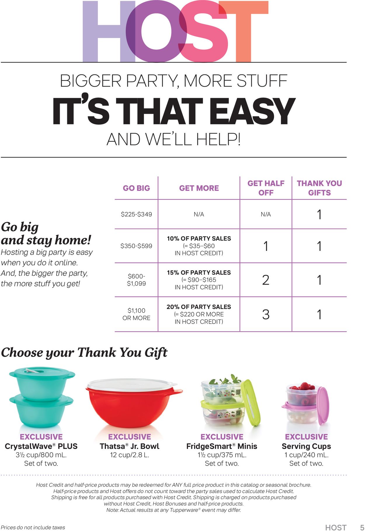 Tupperware Flyer from 02/26/2021