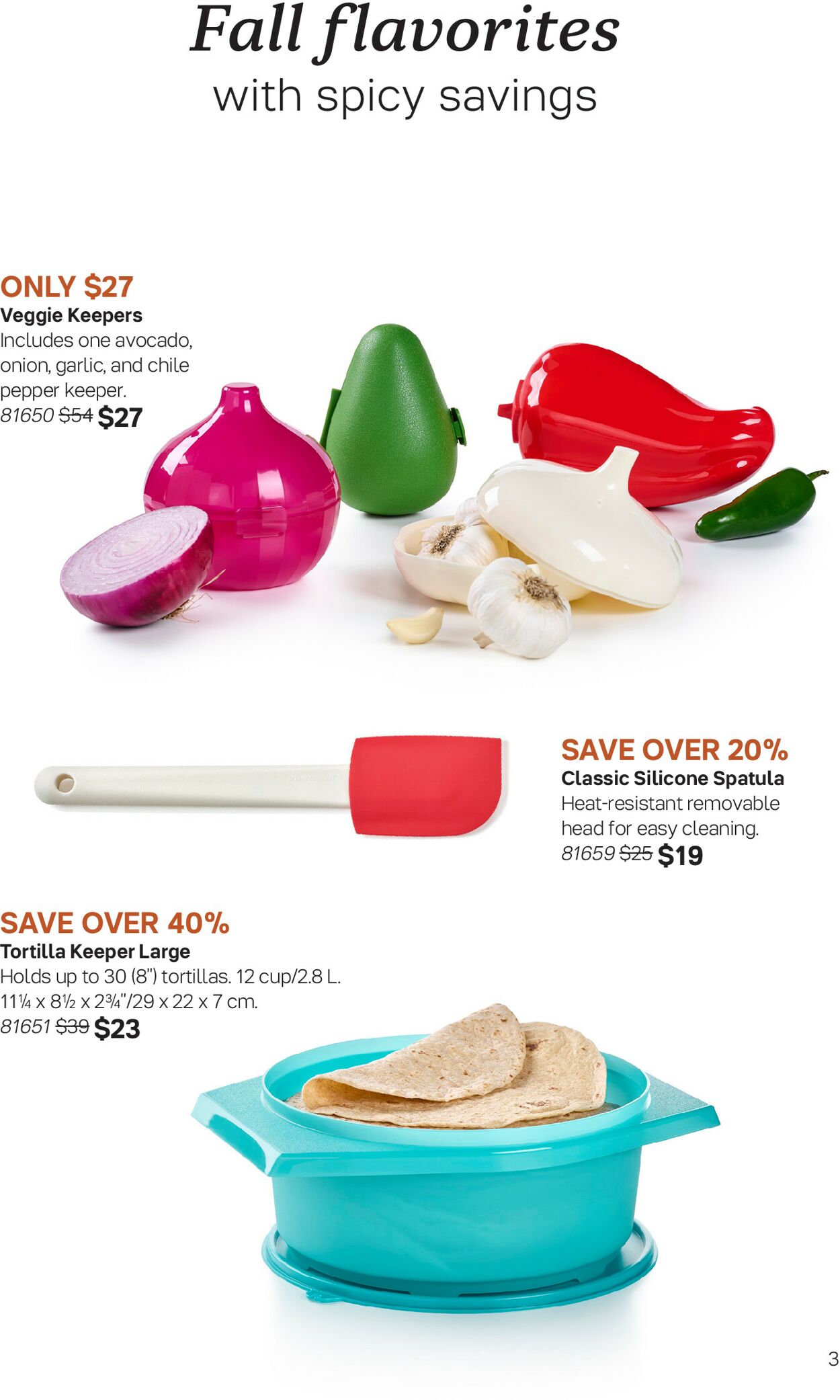 Tupperware Flyer from 08/31/2023