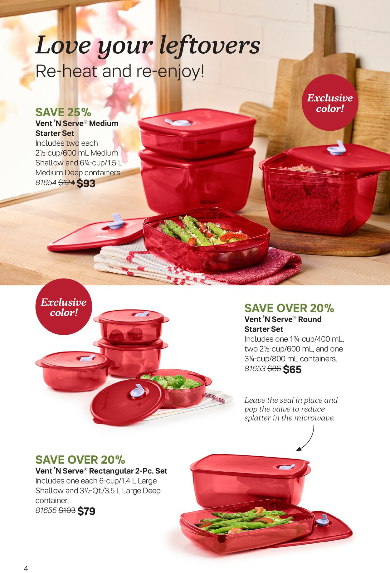 Tupperware Flyer from 08/31/2023