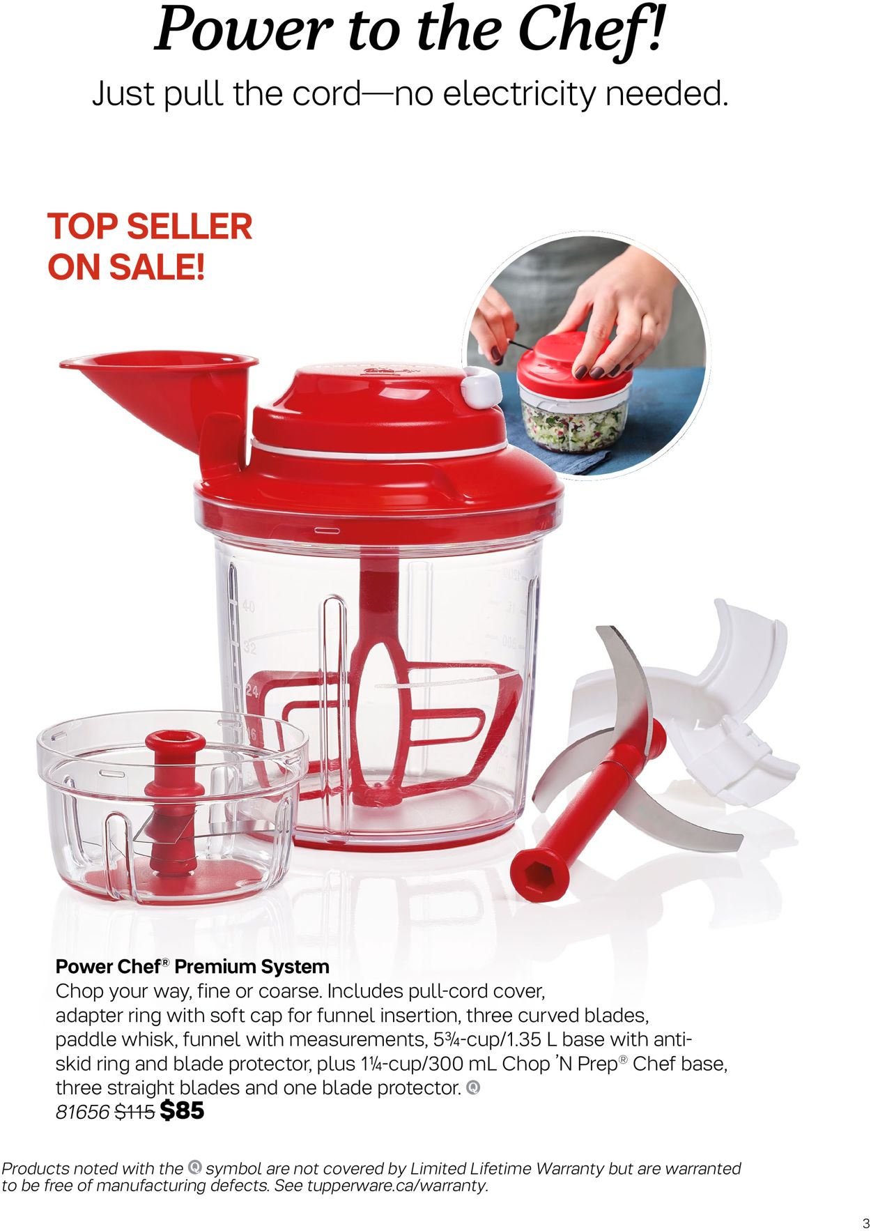 Tupperware Flyer from 04/01/2021