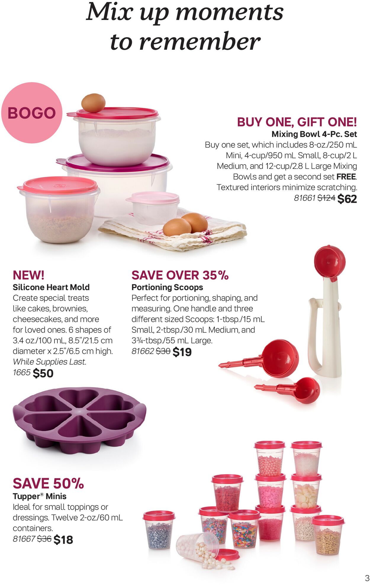 Tupperware Flyer from 09/28/2023