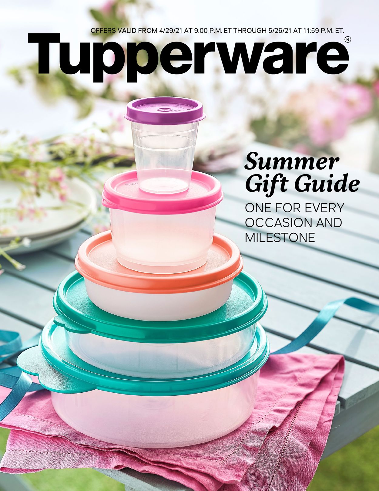 Tupperware Flyer from 04/29/2021