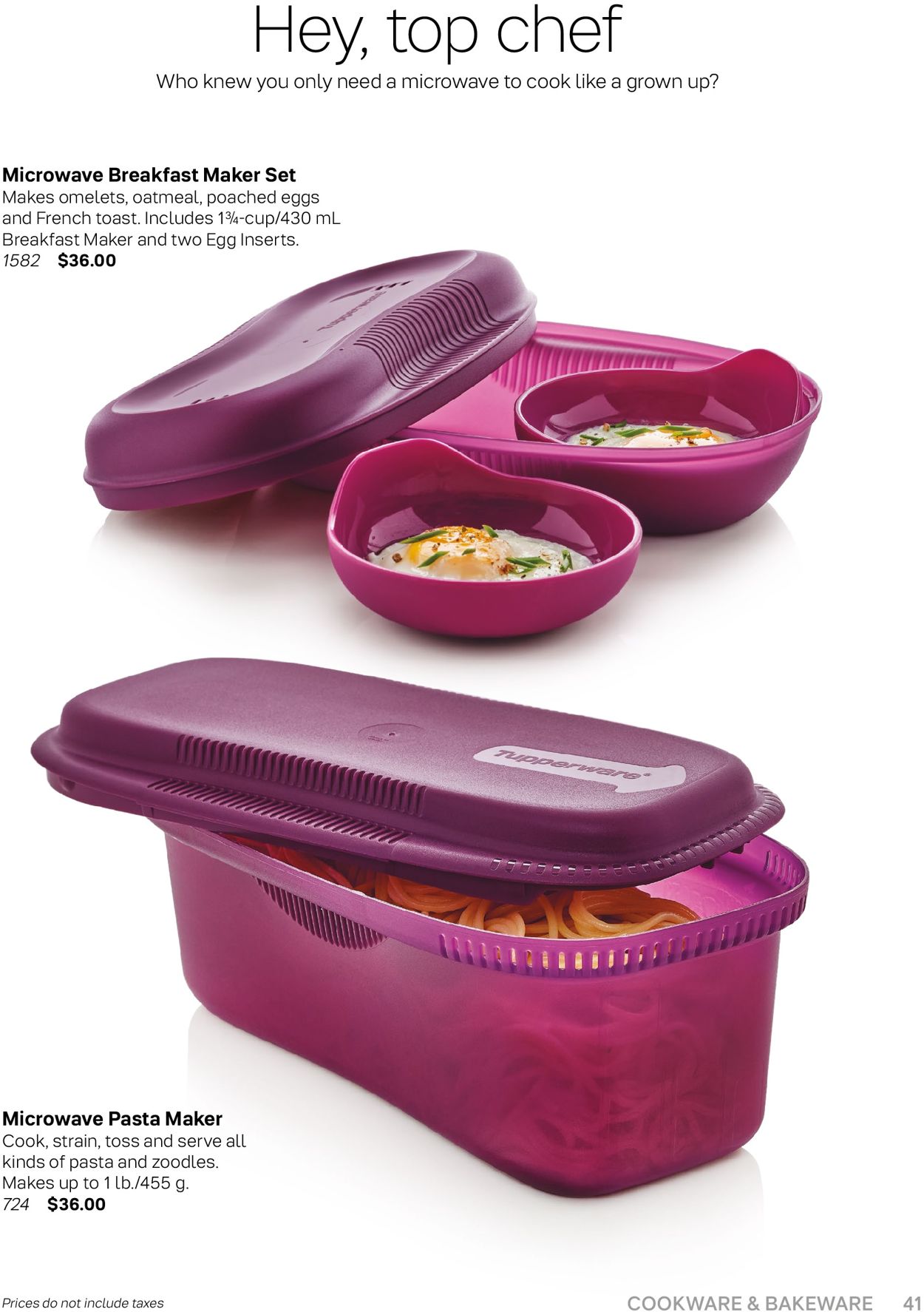 Tupperware Flyer from 04/30/2021